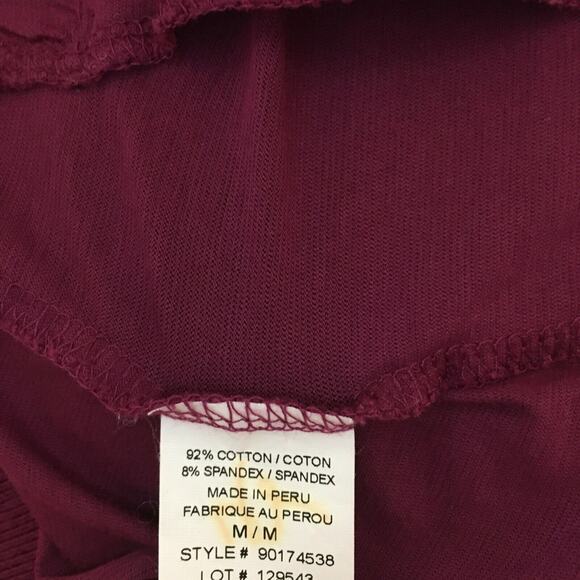 Theory Women's Cardigan Size Medium Pink Longsleeve Button Down Pocket Preppy (8 - Picture 3 of 5